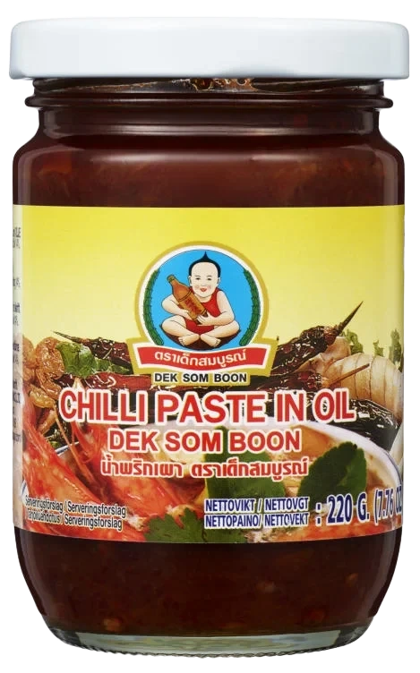 Chilli Paste In Oil 220g Dek Som Boon