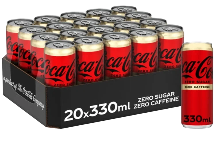 Coca-Cola Zero Koffeinfri 0,33lx20bx Brett