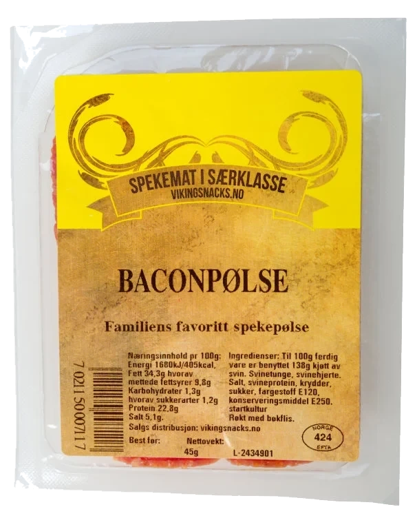 VIKINGSNACKS   45g Norske Mat Tradisjoner 45g