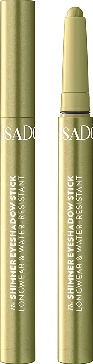 IsaDora The Shimmer Eyeshadow Stick Longwear & Water-Resistant 45 Green Shimmer