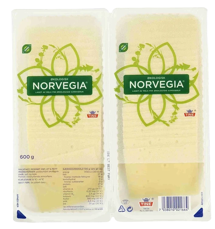 Norvegia hotellbrett økol.   600g