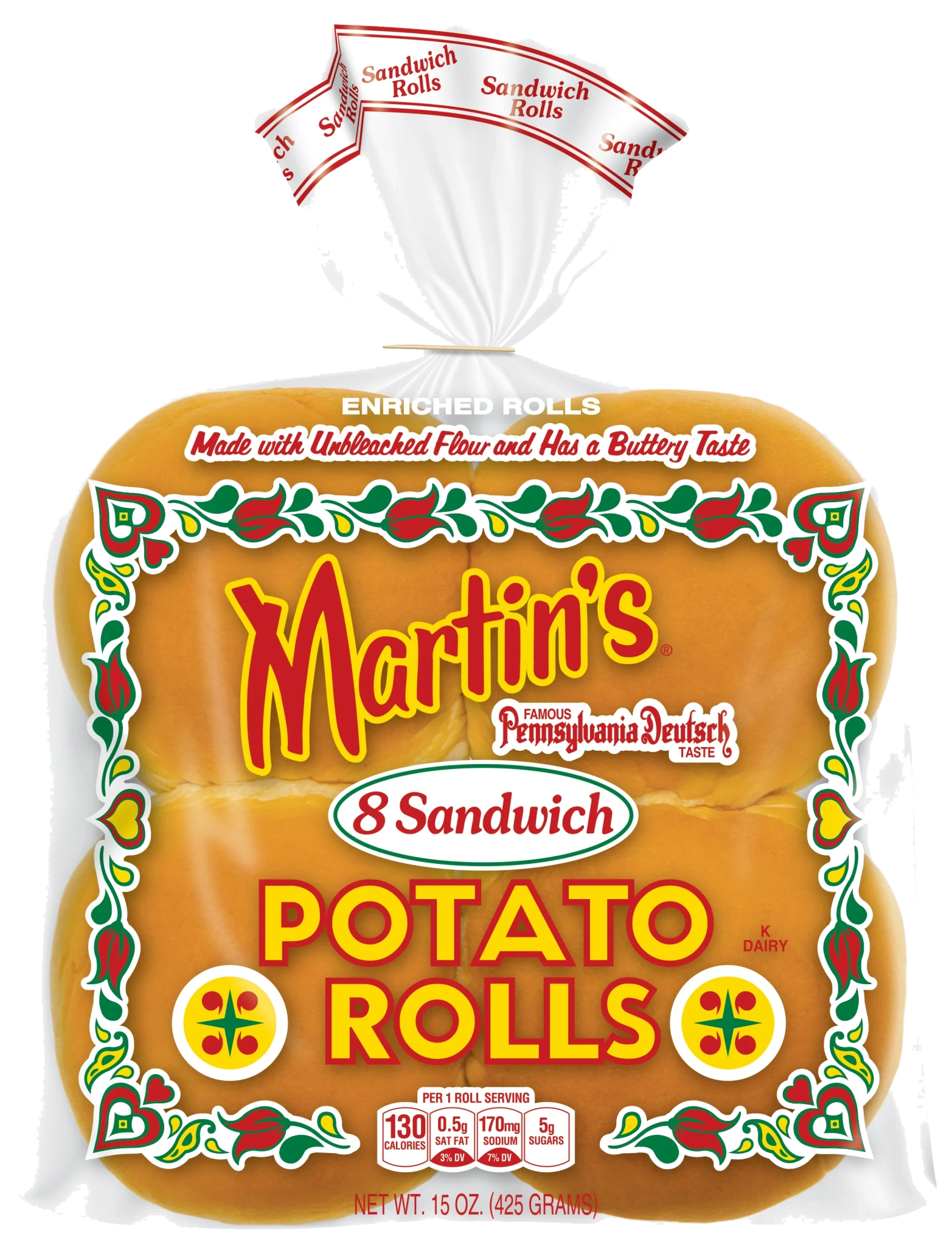 Hamburgerbröd Potato 3,5 tum 8-p