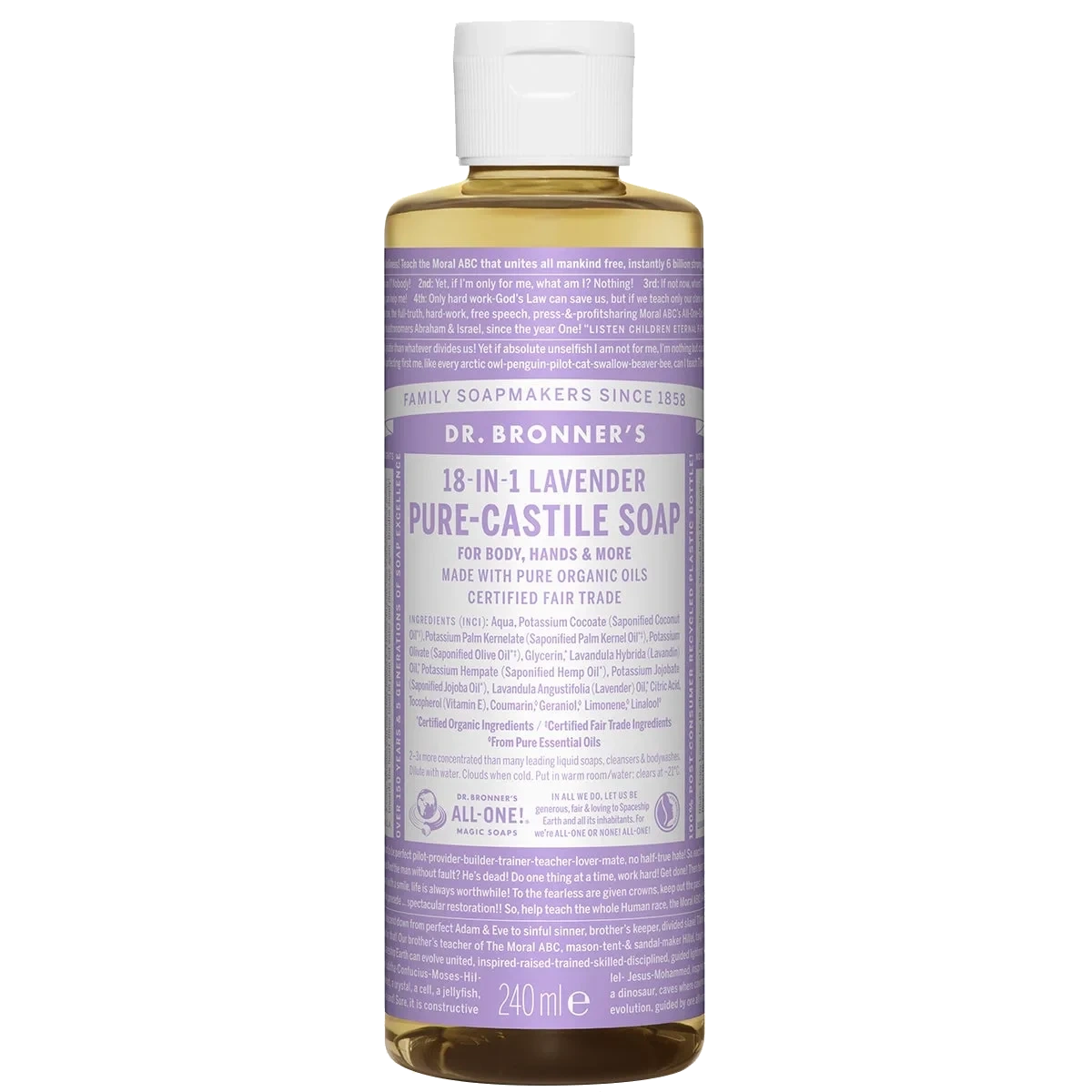 Dr. Bronner's Pure Castile Liquid Soap