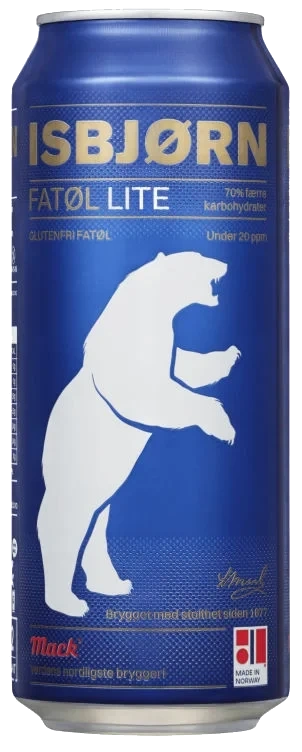 Mack Isbjørn Lite Fatøl 0,5l boks