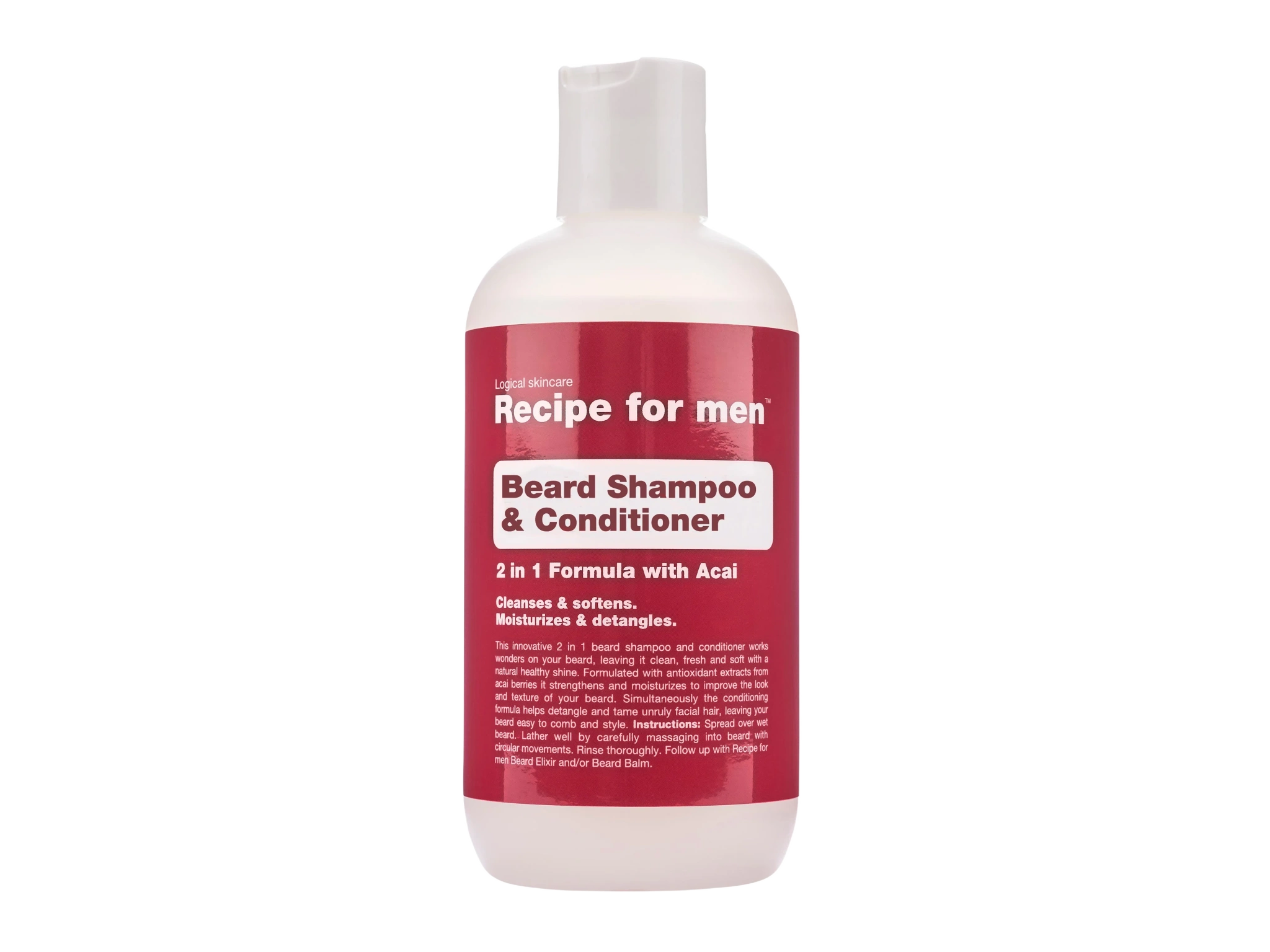 Recipe for Men Beard Shampoo & Conditioner, 250 ml