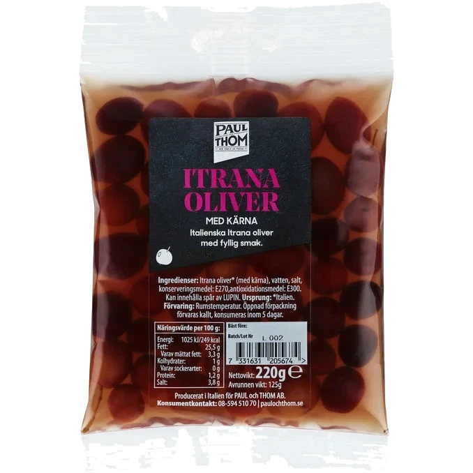Itrana Oliver Kärnor