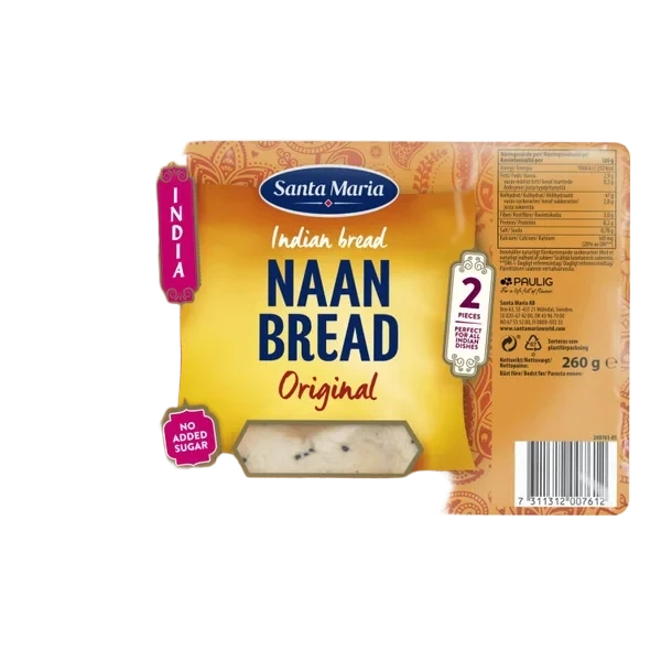 Naan Brød Original 260g Santa Maria
