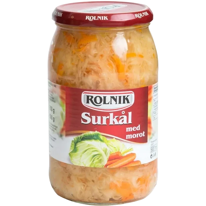 Surkål med morot 500g Rolnik