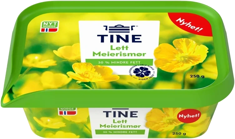 Meierismør Lett 250g Tine