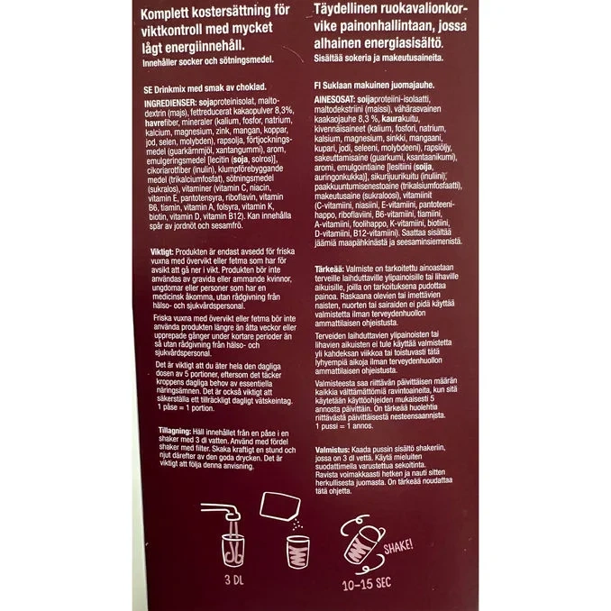 Drinkmix Choklad
