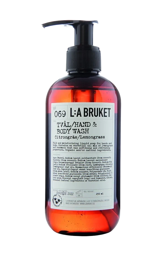 L:A BRUKET 069 Hand & Body Wash Lemongrass 240 ml