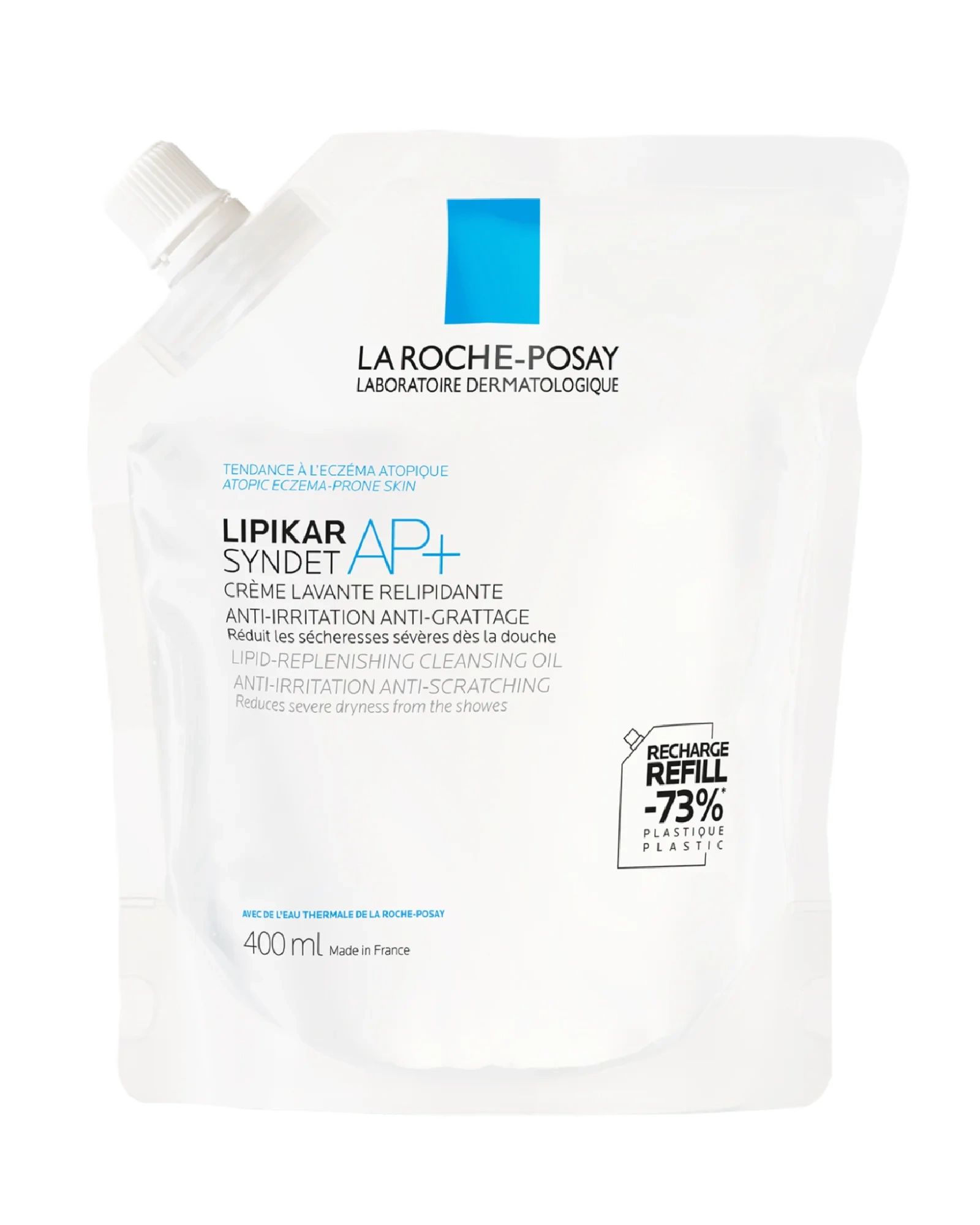 La Roche-Posay Lipikar Syndet AP+ Refill, 400 ml