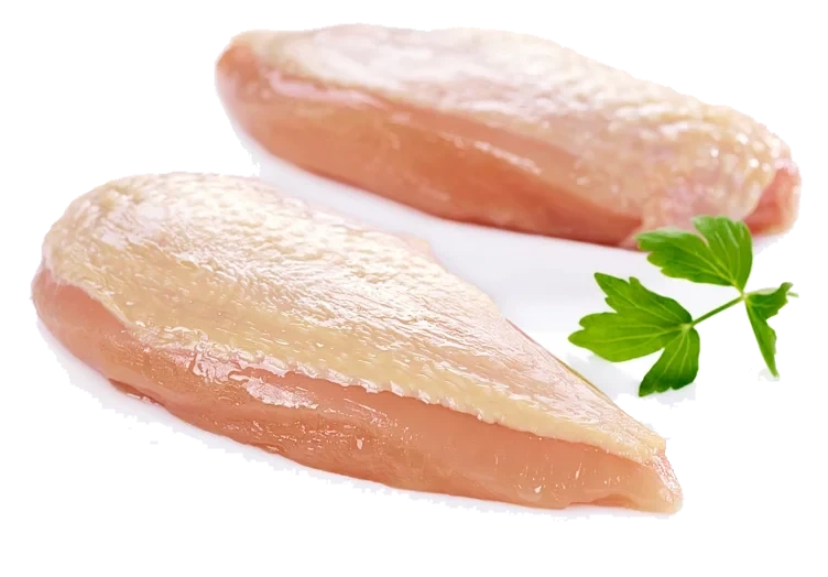 Liveche kyllingfilet m/skinn   2,5kg