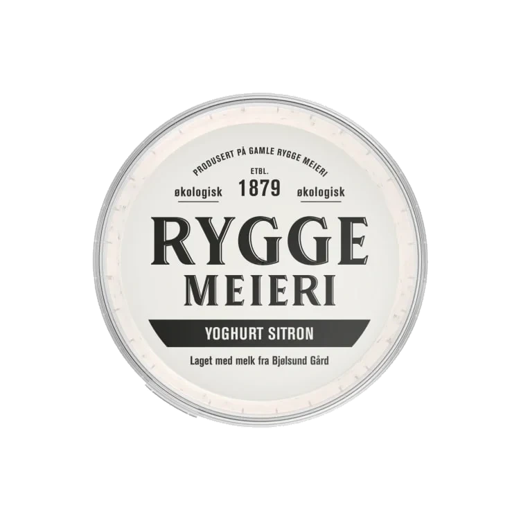 Rygge Meieri Yoghurt Sitron 365 ml