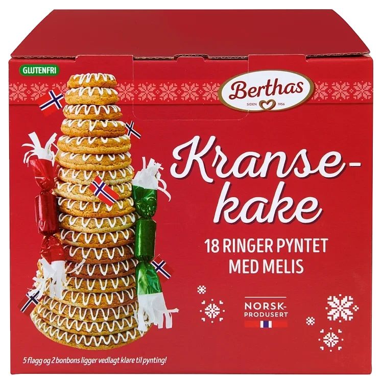 Bjørken Kransekake 18 Ringer Berthas