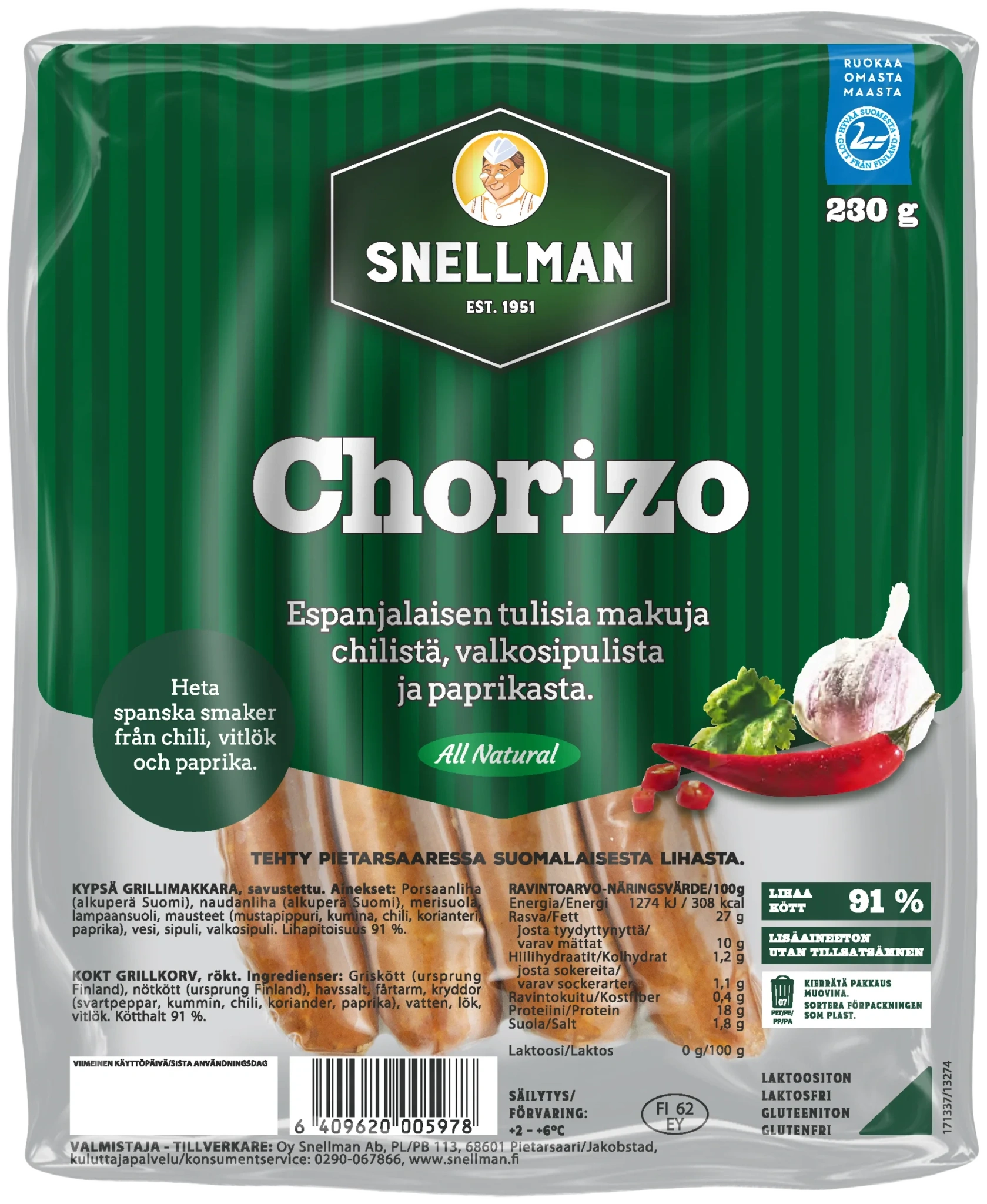 All Natural Chorizo
