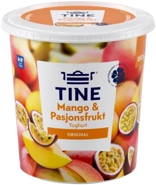 Tine Yoghurt Mango & Pasjonsfrukt 850 G