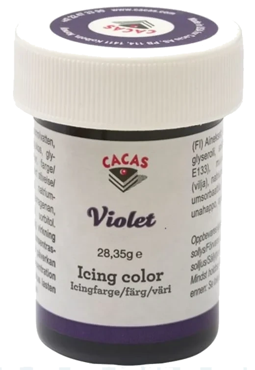 Icingfarge Lilla 28g Cacas