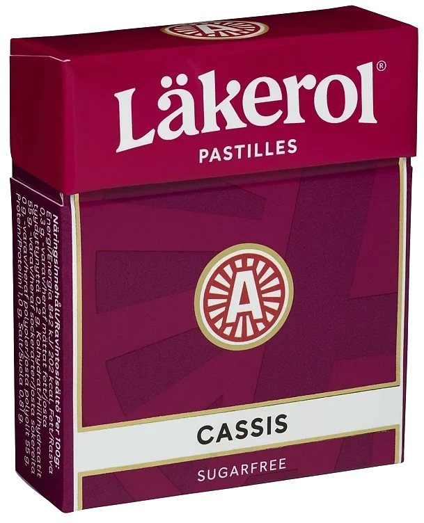 Läkerol cassis 4-pack  t 100g