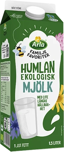 Humlan ekologisk mjölk 1.0%