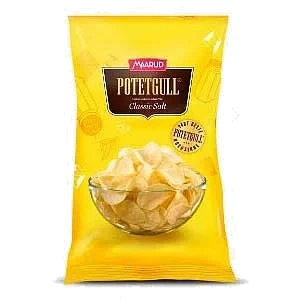Potetchips classic salt   275g