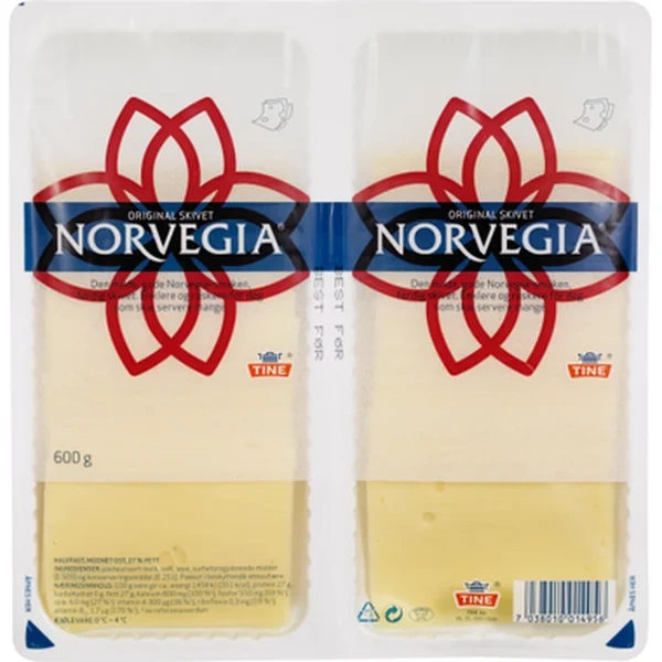 Norvegia Hotellbrett 600g Tine