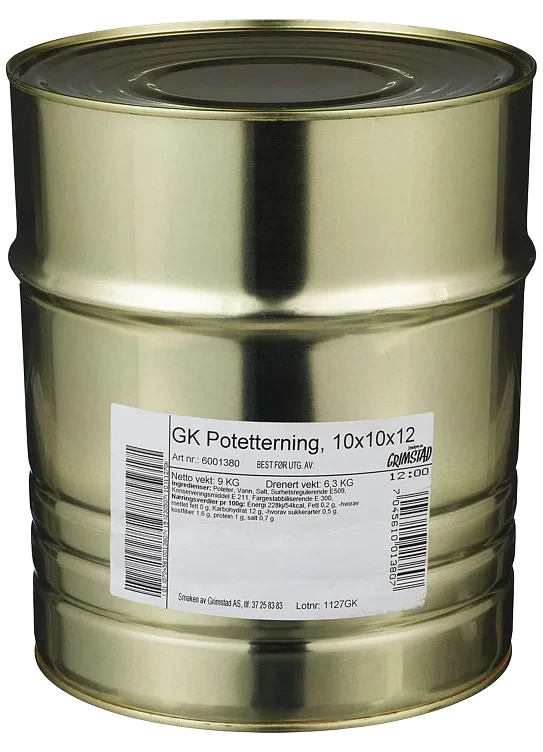 Potetterninger 10x10x12 spann    9l