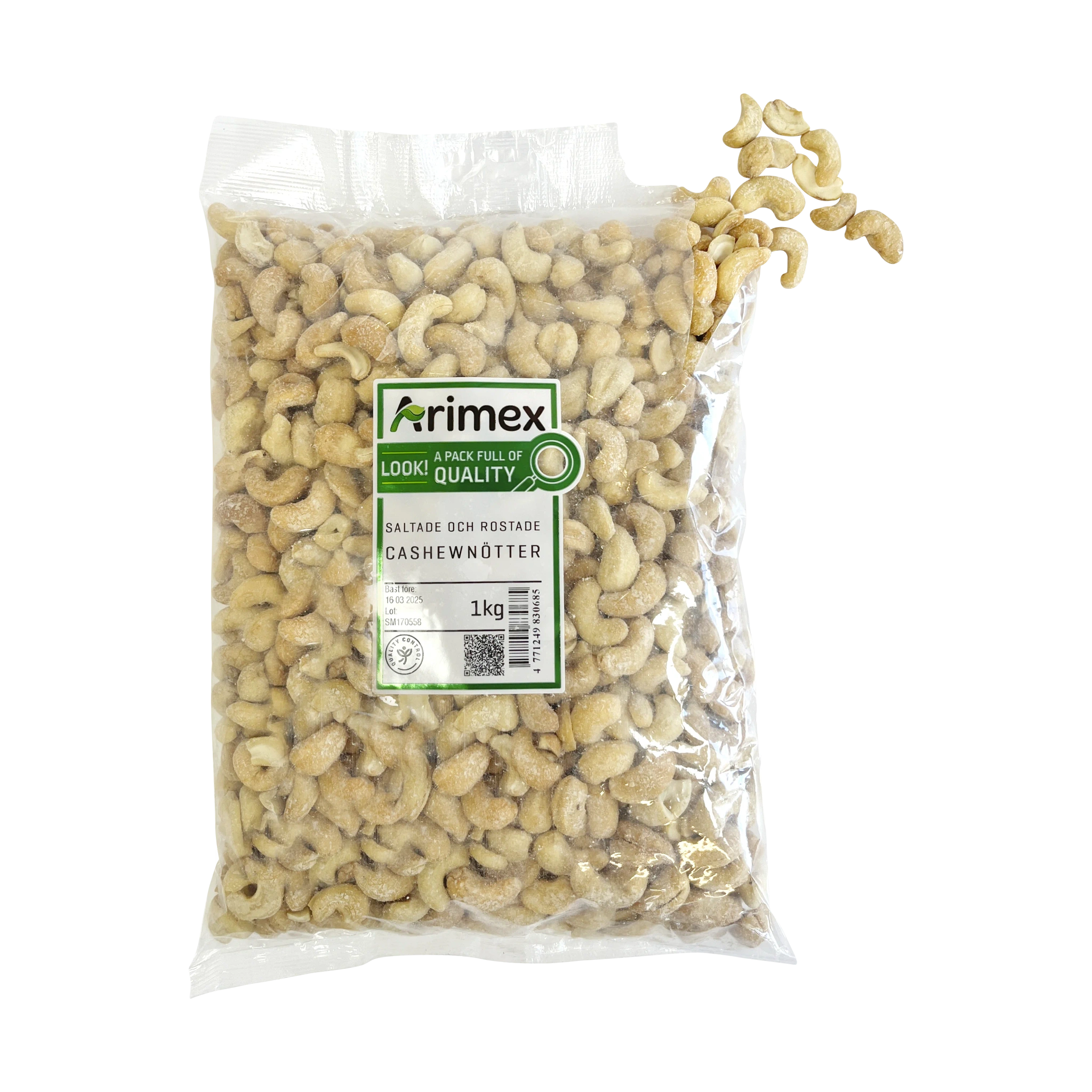 Cashewnöt rostad saltad