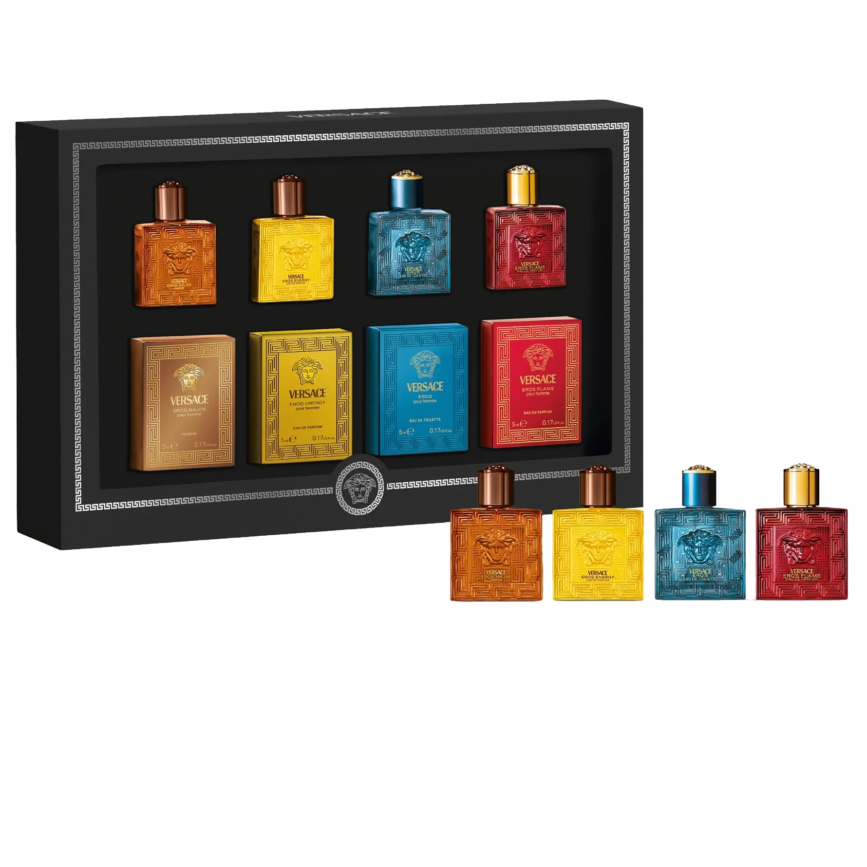 Versace Pour Homme Eros Miniature Gift Box Versace Pour Homme Eros Miniature 4x5 ml Gift Box