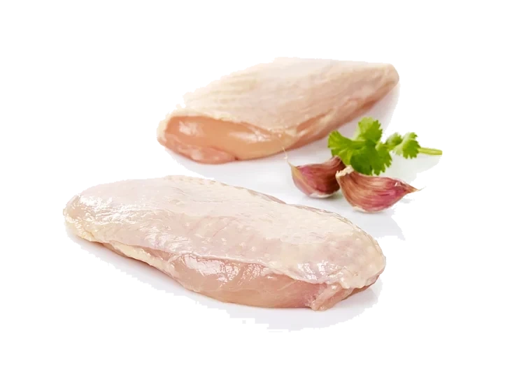 Kyllingfilet m/skinn   2x2,5kg
