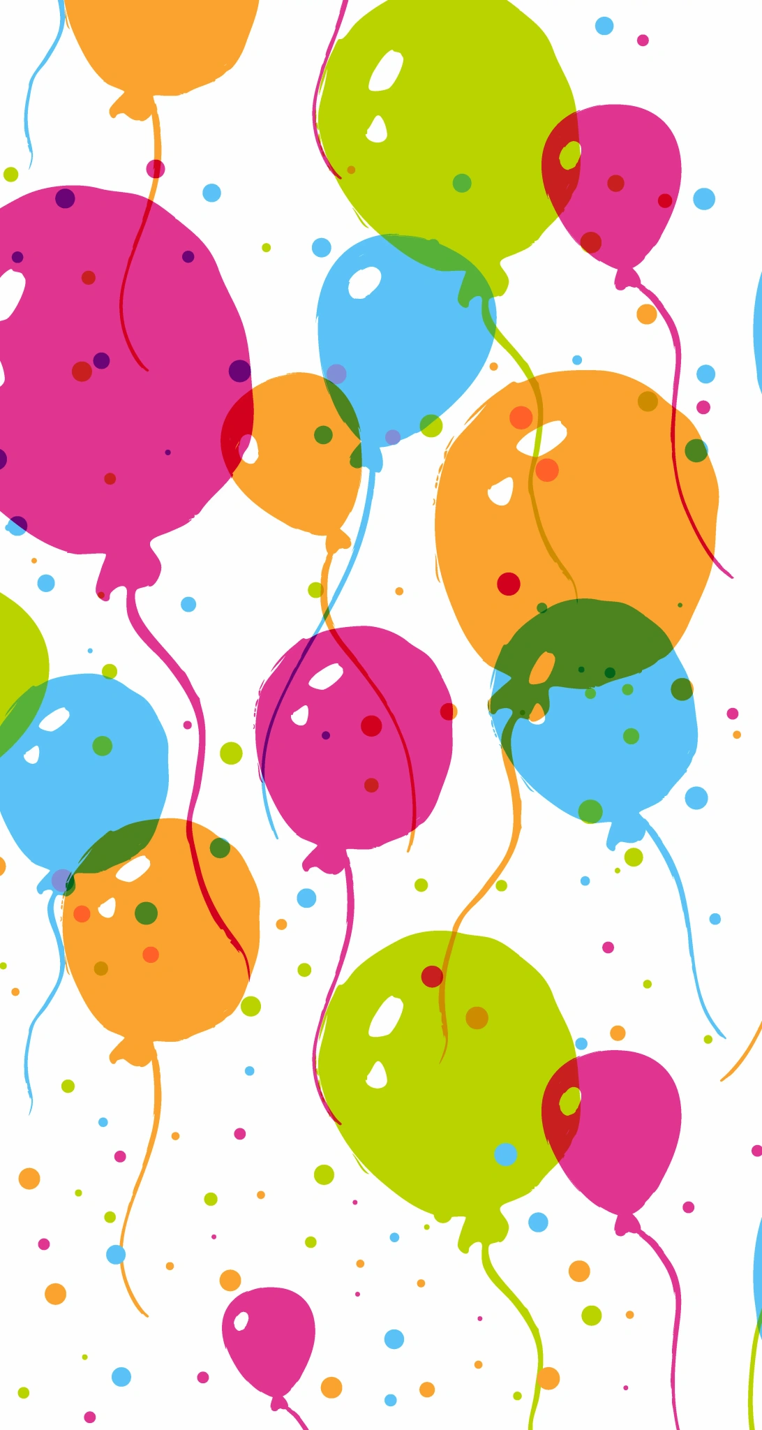 Papier-Tischdecke Splash Balloons