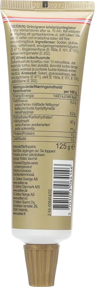 Dr. Oetker Grønn pynteglasur