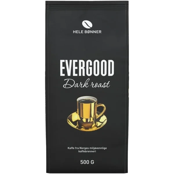 Evergood Dark Roast Hele Bønner 500g
