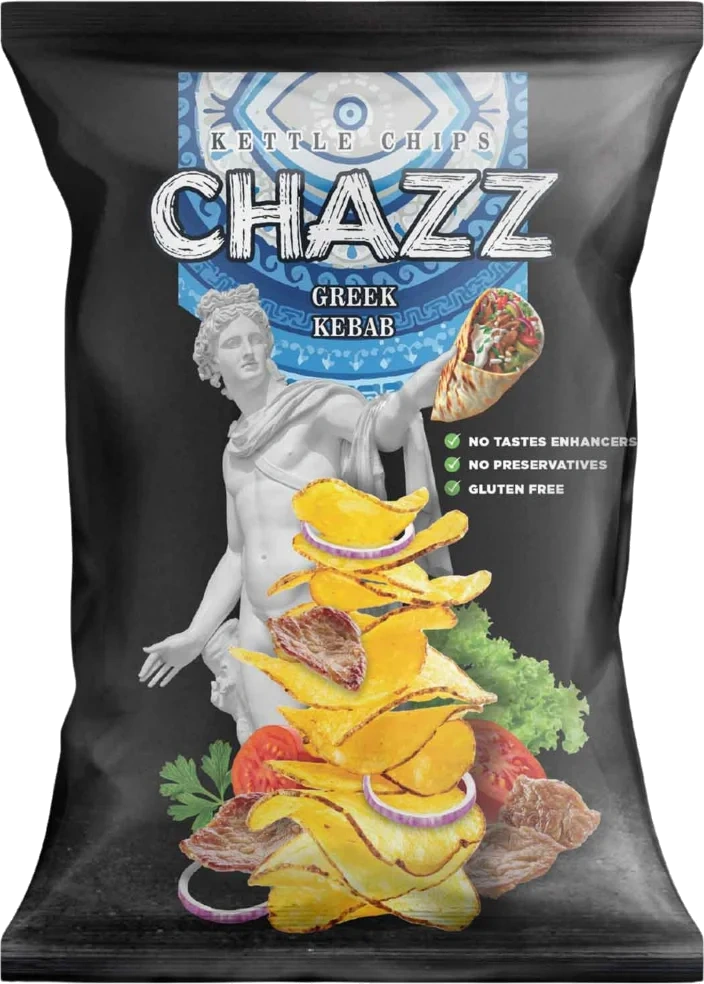 Bon Chance Chazz Gresk Kebab Chips 90g