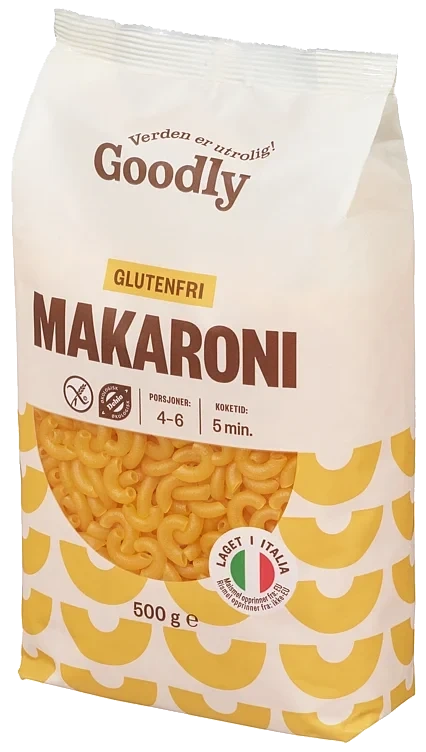 Makaroni glutenfri økol.   500g