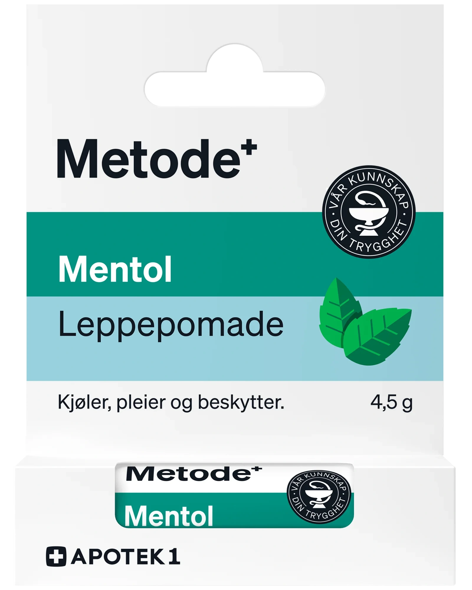 Metode mentol leppepomade 4,5 g