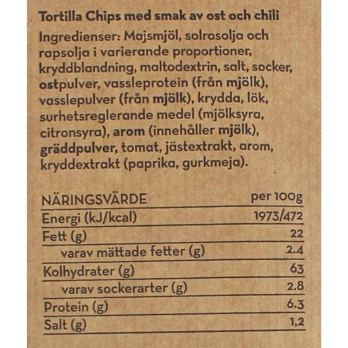 Tortillachips Taco Chili & Cheese