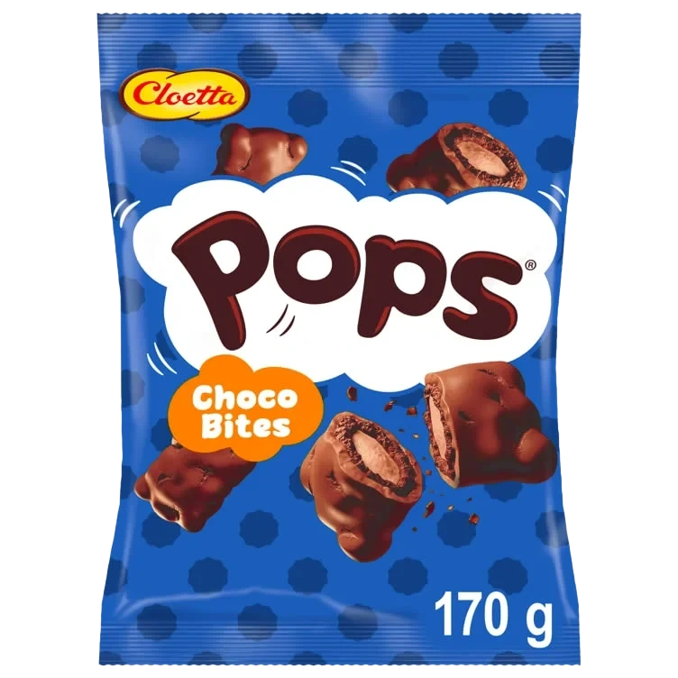 Pops Choco Bites 170g Cloetta