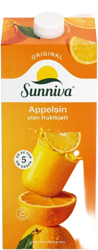 Appelsinjuice 1,75l Sunniva