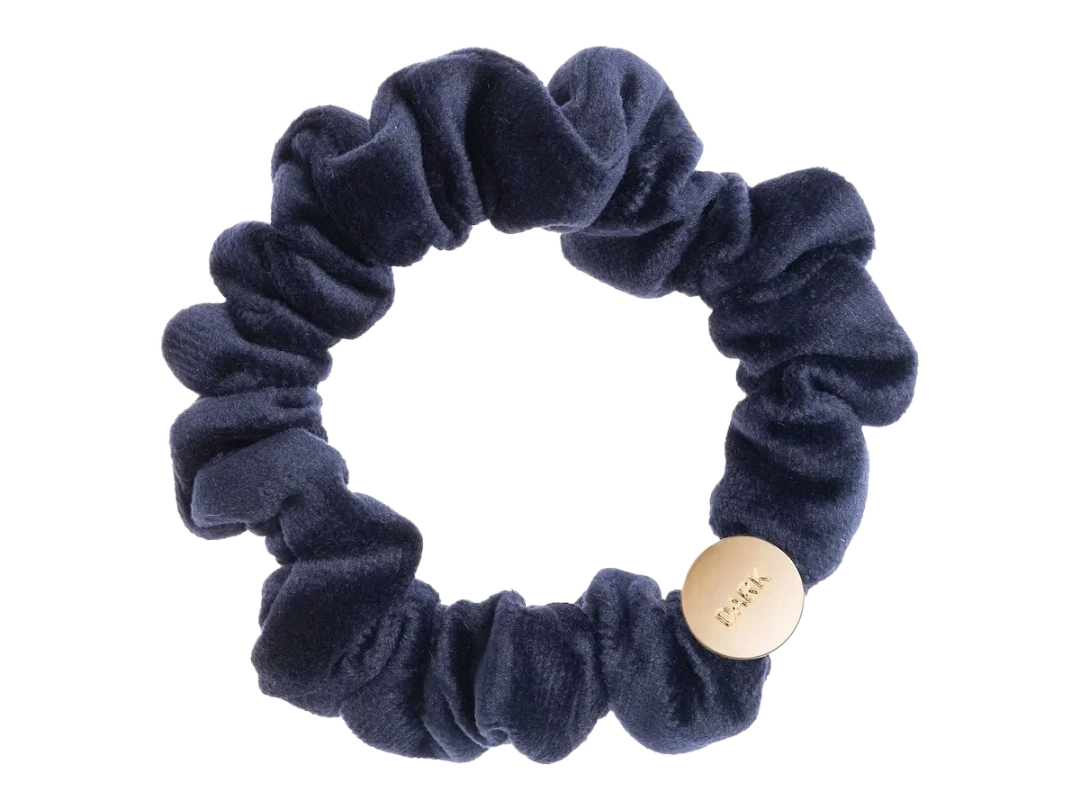 Dark Mini Velvet Scrunchie