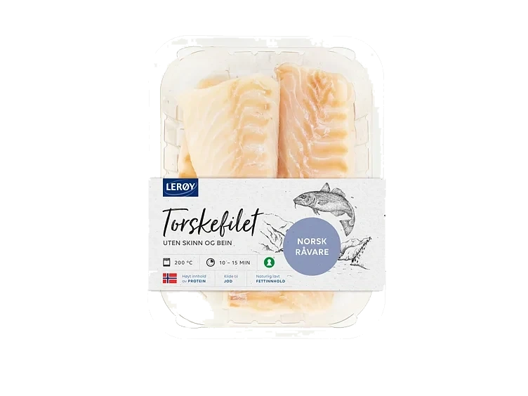 Torskefilet Fersk u/Skinn 400g Lerøy