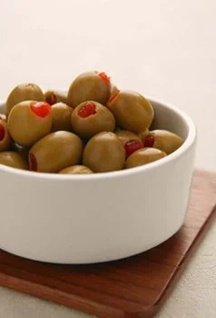 Gröna oliver med pimiento