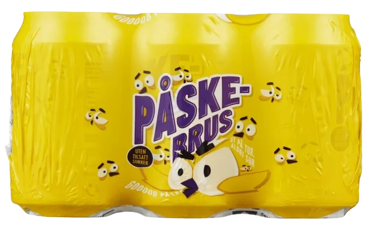 Påskebrus u/Sukker 0,33lx6 boks