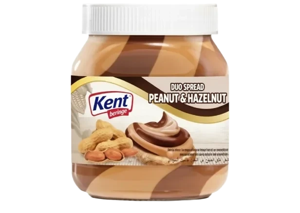 Kent Duo Peanøtt & Hasselnøttsmør 350g