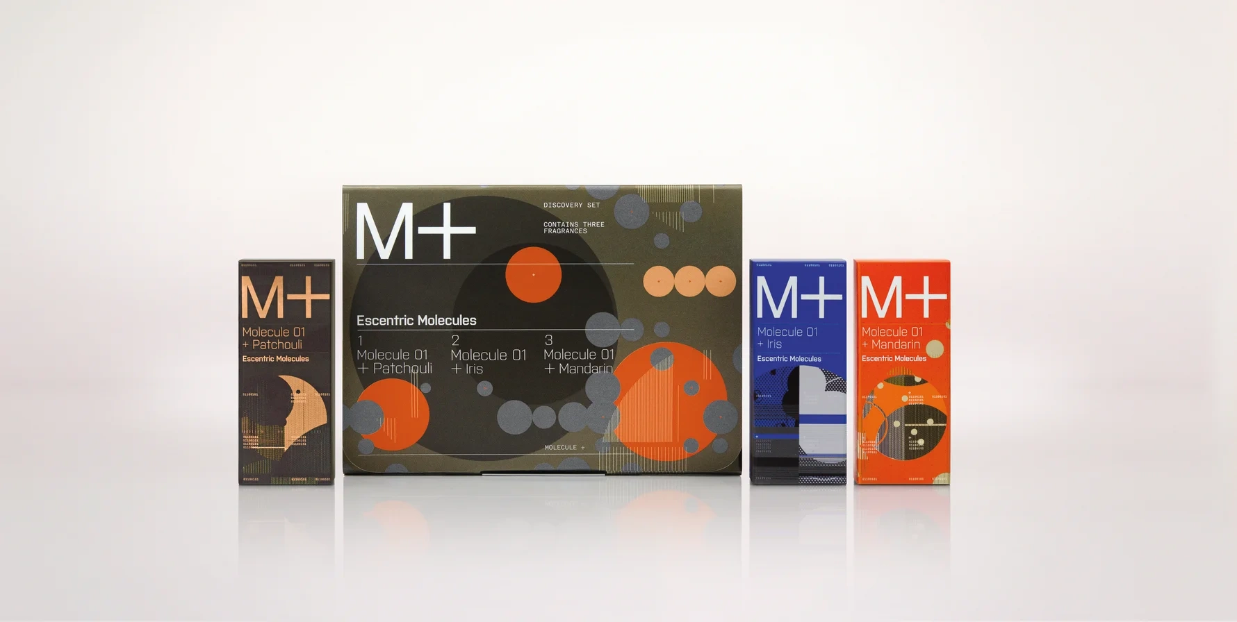 Escentric Molecules M+ Patchouli Iris Mandarin Discovery Set 3 x 2 ml