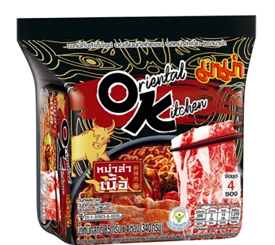 Mama Nudler OK! Mala Beef 4x85g