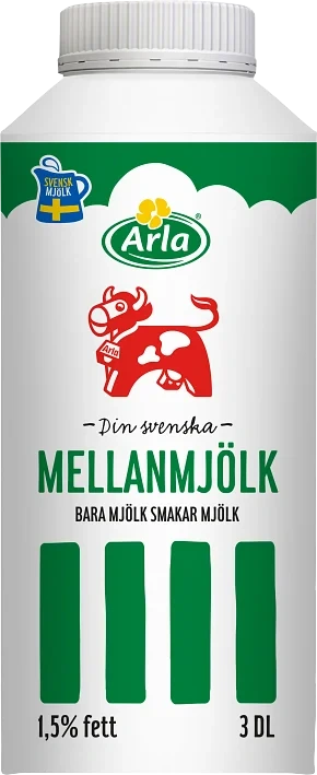 Mellanmjölk 1.5% port