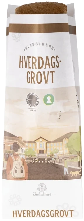 Hverdagsgrovt 750g Bakehuset