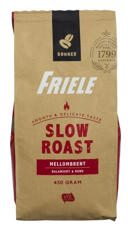 Friele Slow Roast Medium Helkaffe 450g