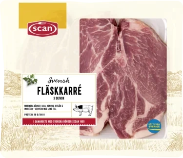 Karré skivad benfr